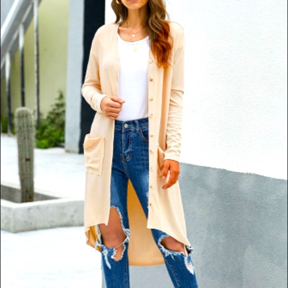 Winter Must Haves: Tan Lightweight Midi Cardigan
